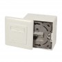 Logilink | NP0006A Wall Outlet | Pure White | Metal die-cast housing with strain relief - 4
